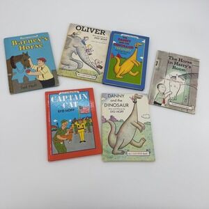 Vintage Syd Hoff I Can Read Book Lot Danny Dinosaur Captain Cat Barney's Horse